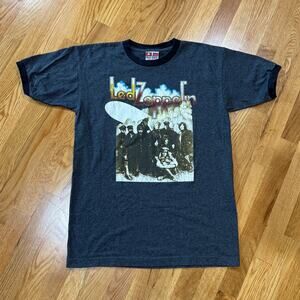 Vintage 90s Led Zeppelin Ringer T-Shirt Bay Side Tag Men’s M Rock Band Tee